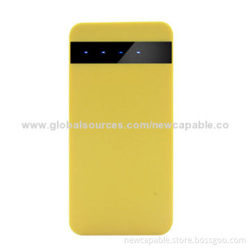 2A Input and Output Dual-USB Power Bank, 10,000mAh, Sized 125 x 60 x 20mm